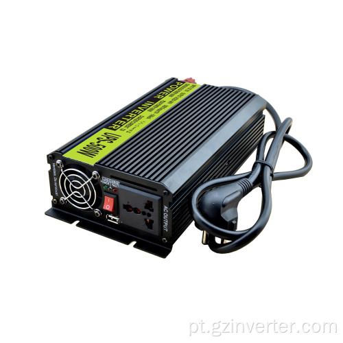 Inversor 12V 220V 500W Inversor de bateria recarregável
